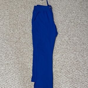 Med Couture Blue Straight Leg Pants